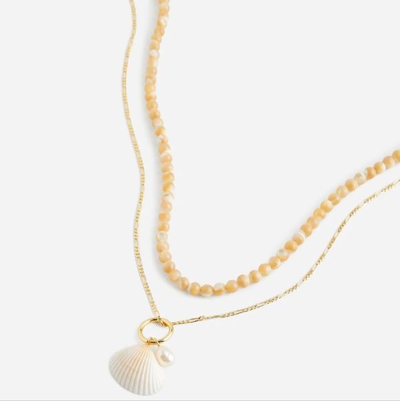 Madewell Two-Pack Shell Necklace Set - Picture 5 of 6